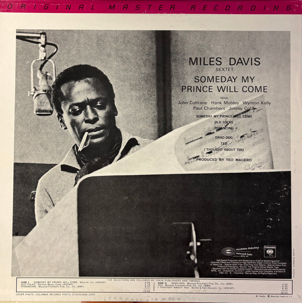 Miles Davis Sextet – Someday My Prince Will Come (1983 MoFi, NM/VG+)