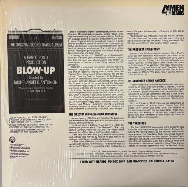 Herbie Hancock – Blow-Up - The Original Soundtrack Album (2002, VG+/VG+)