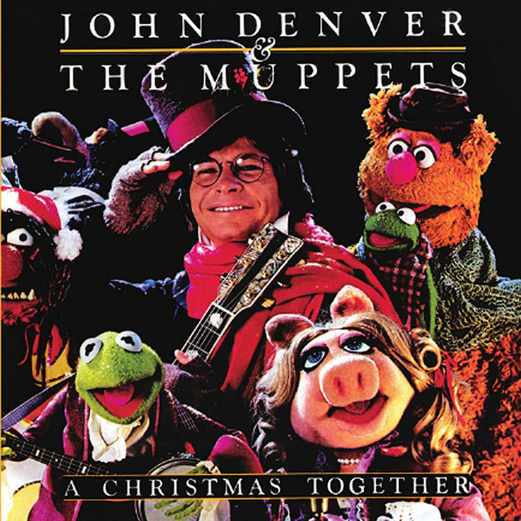John Denver & the Muppets A Christmas Together vinyl with candy cane swirl