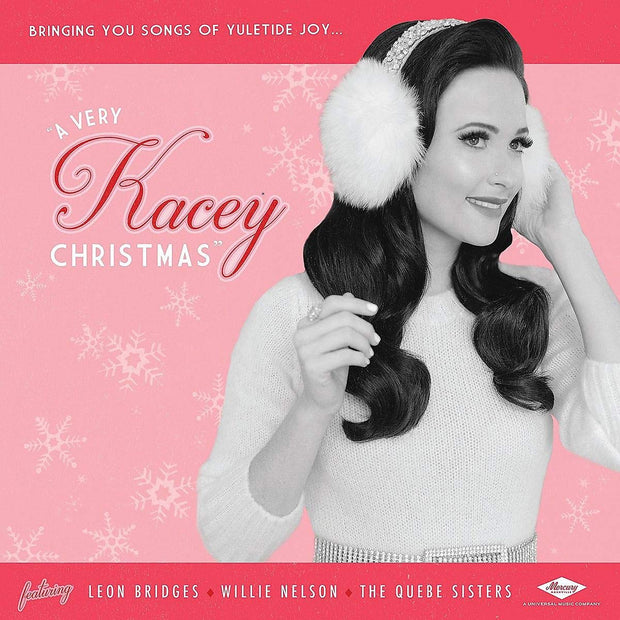 A Very Kacey Christmas vinyl by Kasey Musgraves featuring Leon Bridges, Willie Nelson, and The Quebe Sisters