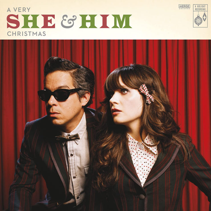 A Very She & Him Christmas vinyl by Zooey Deschanel & M. Ward